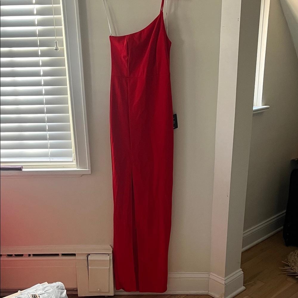 Lulu's Vibrant Red Dress